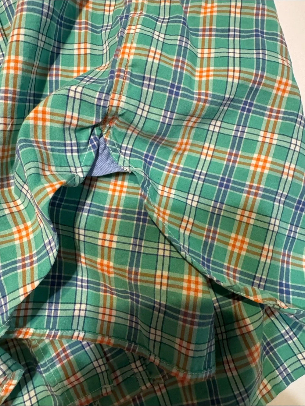 Ralph Lauren Cotton Stretch Long Sleeve Green Dress Shirt Button Down Medium Men